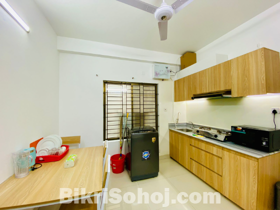 Xurio 3 Bedroom Furnished Apt Rent in Bashundhara R/A